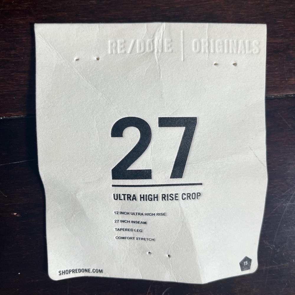 High Rise Crop Jean - Picture 5 of 5